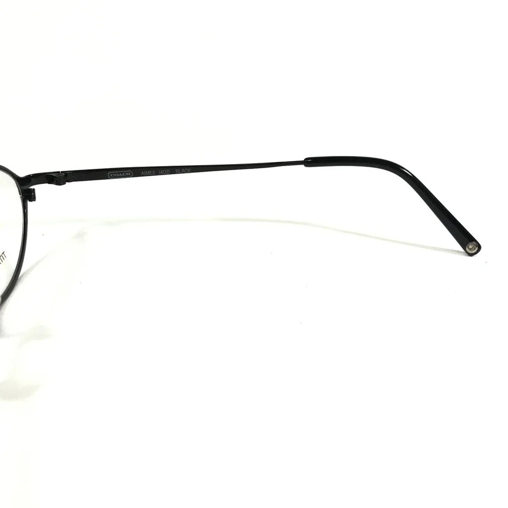Coach Eyeglasses Frames AIMEE 402 BLACK Oval Round Full Rim 51-17-135 - Picture 6 of 10